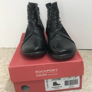 ROCKPORT Cobbhill Patricia Leather Booties